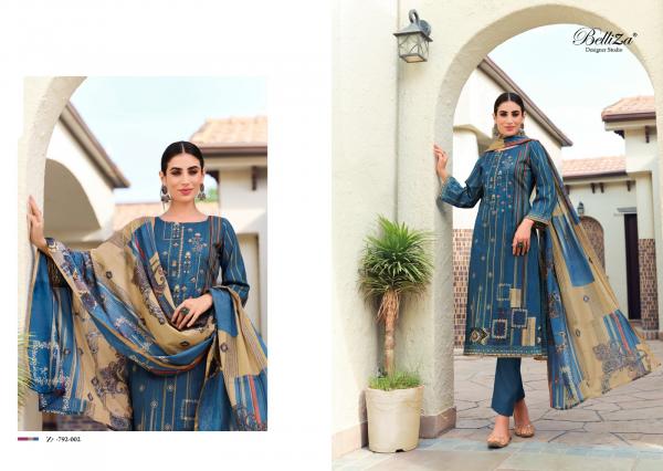 Belliza Shaheena Printed Designer Cotton Dress Material